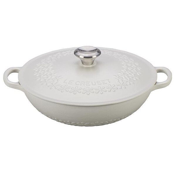 Le Creuset Fleur Br&auml;ter 28 cm, 3,7 Liter