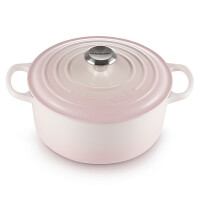 Le Creuset Bräter rund Signature 20cm Shell Pink