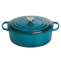 Le Creuset Bräter Signature oval 31 cm Deep Teal