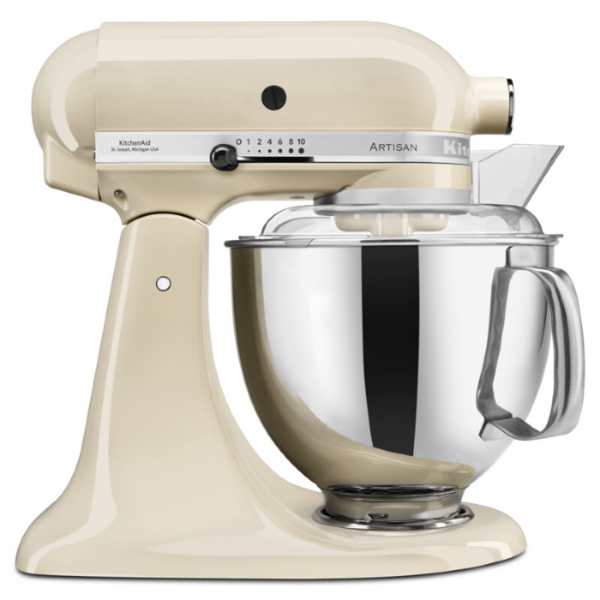 KitchenAid Artisan 5KSM175PSEAC K&uuml;chenmaschine 4,8L in Creme mit Zubeh&ouml;r