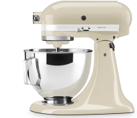 KitchenAid Artisan 5KSM175PSEAC K&uuml;chenmaschine 4,8L in Creme mit Zubeh&ouml;r