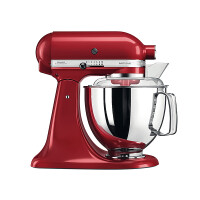 KitchenAid Artisan 5KSM175PSEER K&uuml;chenmaschine 4,8L in Empire Rot mit Zubeh&ouml;r