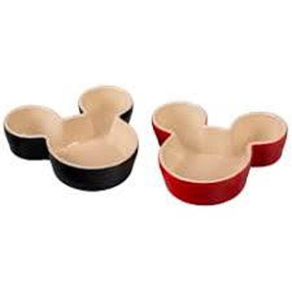Le Creuset F&ouml;rmchen Mickey Mouse im Set (2 Stk.)