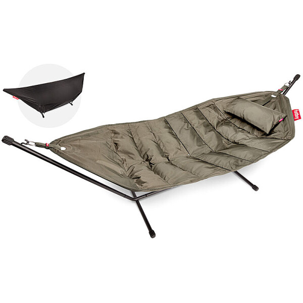 Fatboy&reg; headdemock incl. Gestell &amp; Kissen taupe &amp; Gratis Abdeckung