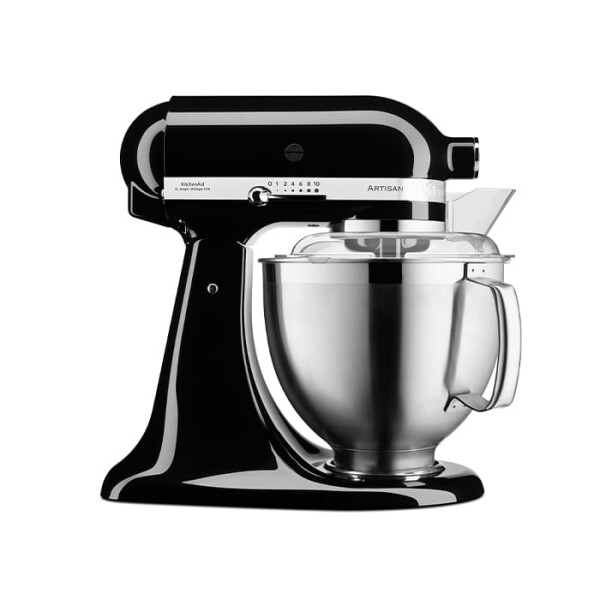 KitchenAid 5KSM185PSEOB K&uuml;chenmaschine 4,8L in Onyx Schwarz &ndash; Zubeh&ouml;r inklusive - Produktabbildung zur genauen Darstellung des Artikels.