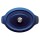 Woll Iron Br&auml;ter 34x26cm Gusseisen mit Silikongriffschutz 7,5l Farbe: Cobalt Blue