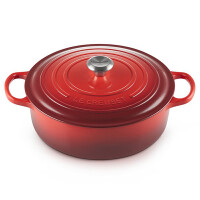 Le Creuset Gourmet-Bräter Signature 24cm Kirschrot