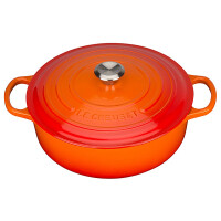 Le Creuset Gourmet-Bräter Signature 24cm Ofenrot