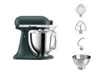 KitchenAid 5KSM185PSEPP K&uuml;chenmaschine 4,8L in Pebbled Palm &ndash; Zubeh&ouml;r inklusive - Produktabbildung zur genauen Darstellung des Artikels.