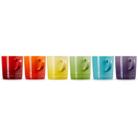 Le Creuset Becher 350 ml 6er-Set Regenbogen