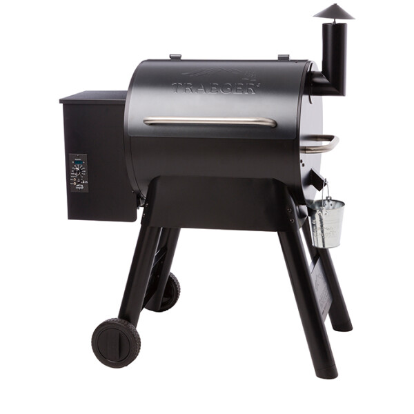 Traeger PRO SERIES 22- schwarz/dunkelblau Pellet Grill   TFB57PUBE incl. Abdeckhaube und 2 Sack Hickory Pellets