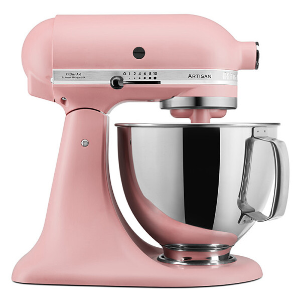 KitchenAid Artisan 5KSM175PSEDR K&uuml;chenmaschine 4,8L in Altrosa mit Zubeh&ouml;r - Produktabbildung zur genauen Darstellung des Artikels.