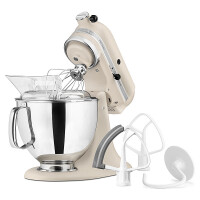 KitchenAid Artisan 5KSM175PSEFL K&uuml;chenmaschine 4,8L in Fresh Linen mit Zubeh&ouml;r - Produktabbildung zur genauen Darstellung des Artikels.