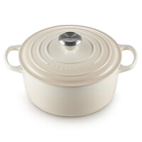 Le Creuset Br&auml;ter Signature rund 20 cm Meringue