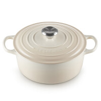 Le Creuset Br&auml;ter Signature rund 24 cm Meringue