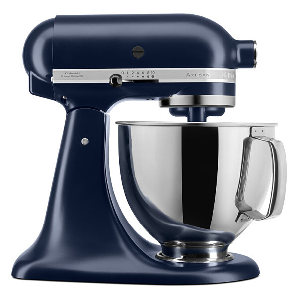 KitchenAid Artisan 5KSM175PSEIB K&uuml;chenmaschine 4,8L in Ink Blau mit Zubeh&ouml;r - Produktabbildung zur genauen Darstellung des Artikels.