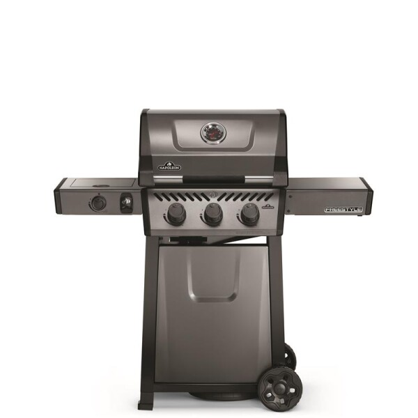 Napoleon F365SBPGT-DE Freestyle 365 Gasgrill, 3 Hauptbrenner, mit Seitenbrenner, Graphit