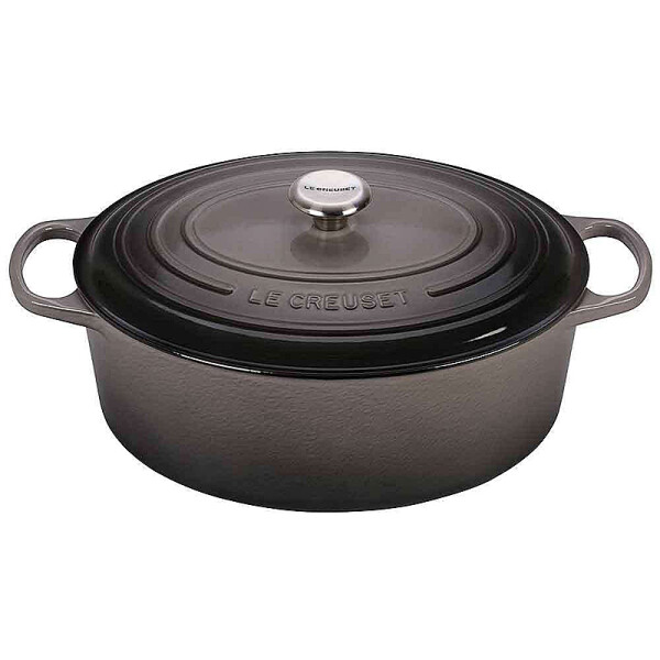 Le Creuset Br&auml;ter Signature oval 35 cm Flint