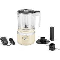 Kitchenaid 5KFCB519EAC Cordless Zerkleinerer 1,2 L Farbe Cr&egrave;me