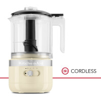 Kitchenaid 5KFCB519EAC Cordless Zerkleinerer 1,2 L Farbe Cr&egrave;me