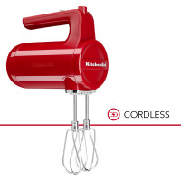 Kitchenaid 5KHMB732EER Cordless Handr&uuml;hrer  Farbe Empire Rot