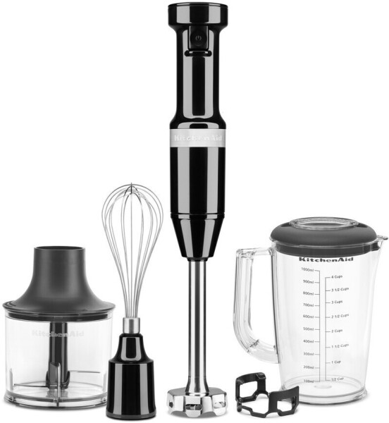 Kitchenaid 5KHBV83EOB Stabmixer Farbe Onyx Schwarz