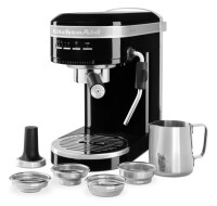 Kitchenaid 5KES6503EOB Halbautomatische Espressomaschine Artisan Farbe Onyx Schwarz