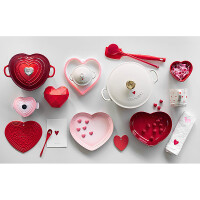 Le Creuset La Marmite Hearts 22 cm Weiss