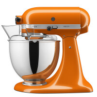 KitchenAid Artisan 5KSM175PSEHY K&uuml;chenmaschine 4,8L in Honig mit Zubeh&ouml;r - Produktabbildung zur genauen Darstellung des Artikels.