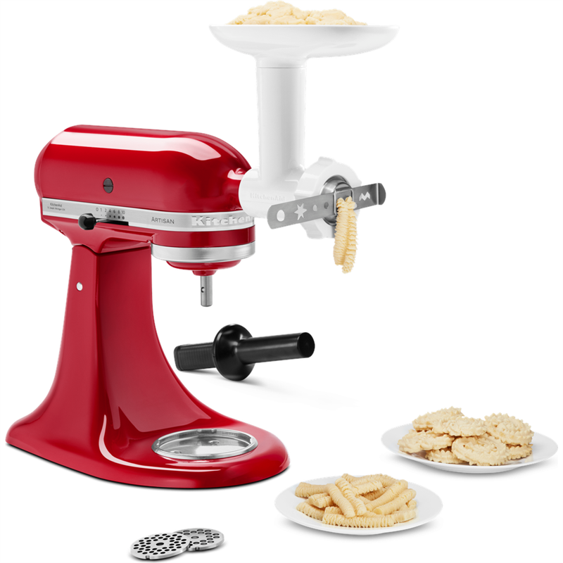 KitchenAid 5KSMFGCA Set aus Fleischwolf &amp; Spritzgebäck für alle Küche