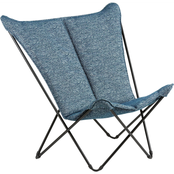 Lafuma gepolsterter, breiter Butterfly Chair Bezug Sunbrella Farbe Cobalt LFM2859-9538