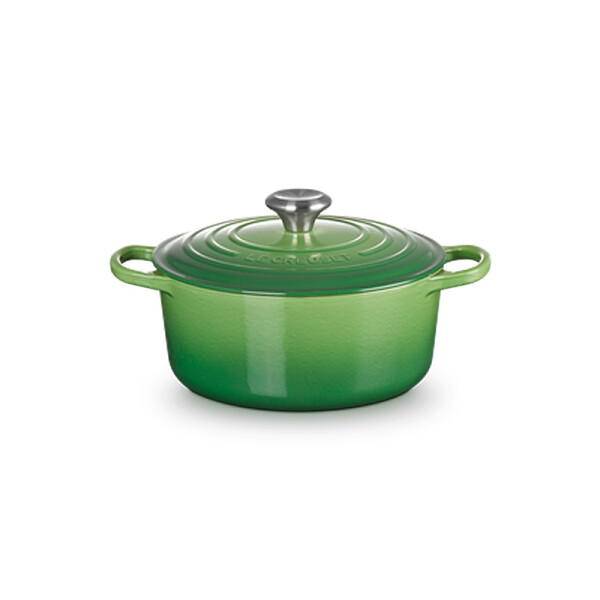 Le Creuset Br&auml;ter Signature rund 20 cm Bamboo Green