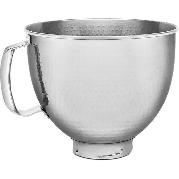 KitchenAid R&uuml;hrsch&uuml;ssel Edelstahl 4,8 Liter Geh&auml;mmert 5KSM5SSBHM - Produktabbildung zur genauen Darstellung des Artikels.