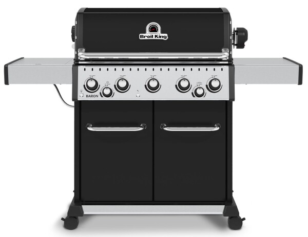 Klick&amp;Kupon Broil King Baron 590 Black Gasgrill mit Rotisserie-Set