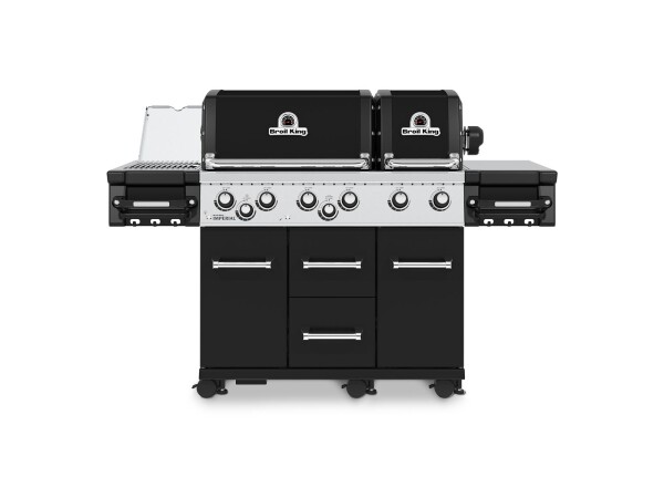 Broil King Imperial 690 IR Black Gasgrill  mit Infrarot-Seitenbrenner