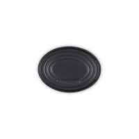 le Creuset L&ouml;ffelablage oval 16 cm Schwarz matt