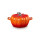 Le Creuset K&uuml;rbis-Br&auml;ter Signature 24 cm Ofenrot