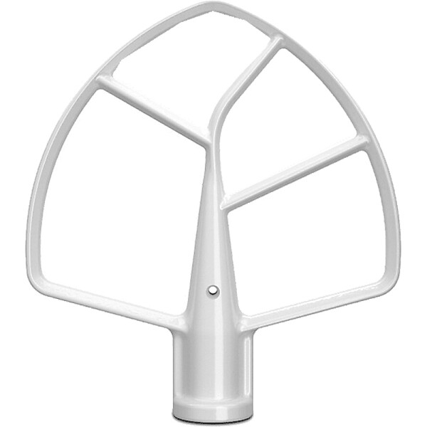 KitchenAid 5KSMBLWF Flachr&uuml;hrer, wei&szlig; beschichtet f&uuml;r Bowl Lift 5,2 L, 5,6 L, 6,6 L - Produktabbildung zur genauen Darstellung des Artikels.