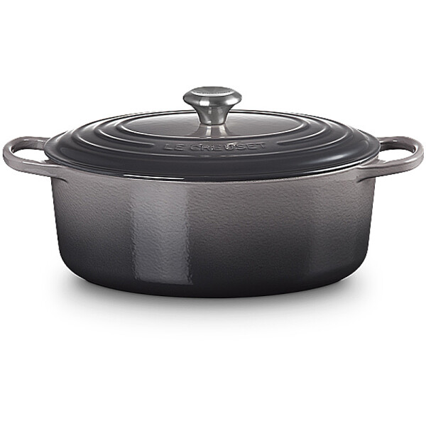 Le Creuset Br&auml;ter Signature oval 31 cm Flint