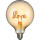 Sompex-Lighting LM LED FILAMENT 12,5CM LOVE AMBER E27 2000K 1,5W 60LM