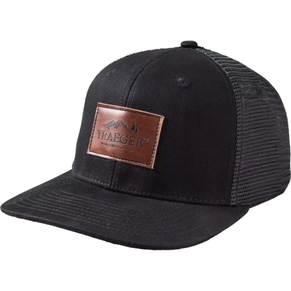 Traeger BRANDED 7 PANEL PATCH LOGO BLACK