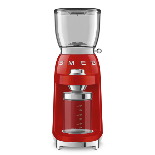 SMEG CGF01RDEU 50s Style Kaffeem&uuml;hle Rot