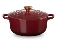 Le Creuset Bräter Signature rund 20 cm Garnet