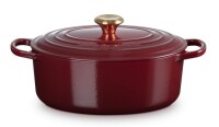 Le Creuset Bräter Signature oval 31 cm Garnet