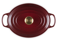 Le Creuset Bräter Signature oval 31 cm Garnet