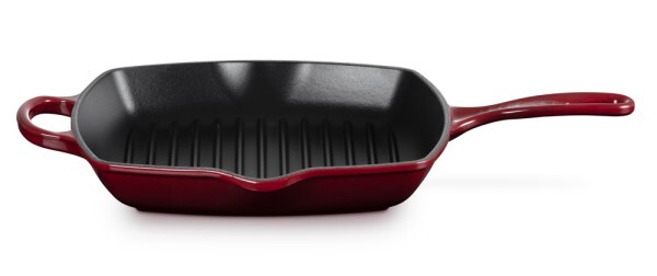 Le Creuset Grillpfanne quadratisch Signature 26 cm Garnet