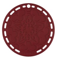 Le Creuset Silikon Untersetzer Tradition Garnet