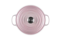 Le Creuset Hoher Br&auml;ter Signature rund 24 cm Shell Pink