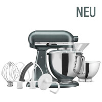 KitchenAid Artisan 5KSM175PSEJP K&uuml;chenmaschine 4,8L in Juniper mit Zubeh&ouml;r - Produktabbildung zur genauen Darstellung des Artikels.