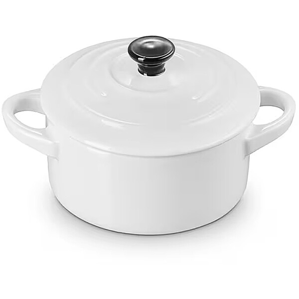 Le Creuset Mini-Cocotte Klassik 10 cm White